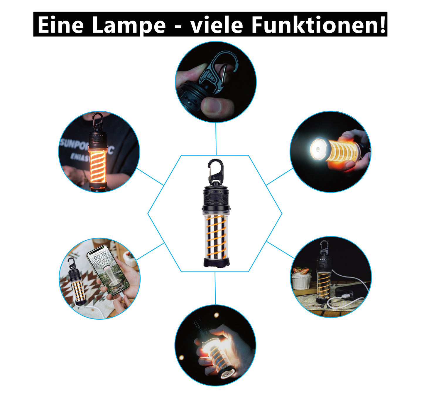Campinglampe - mr-van STICK LAMP BIG "STICKY"